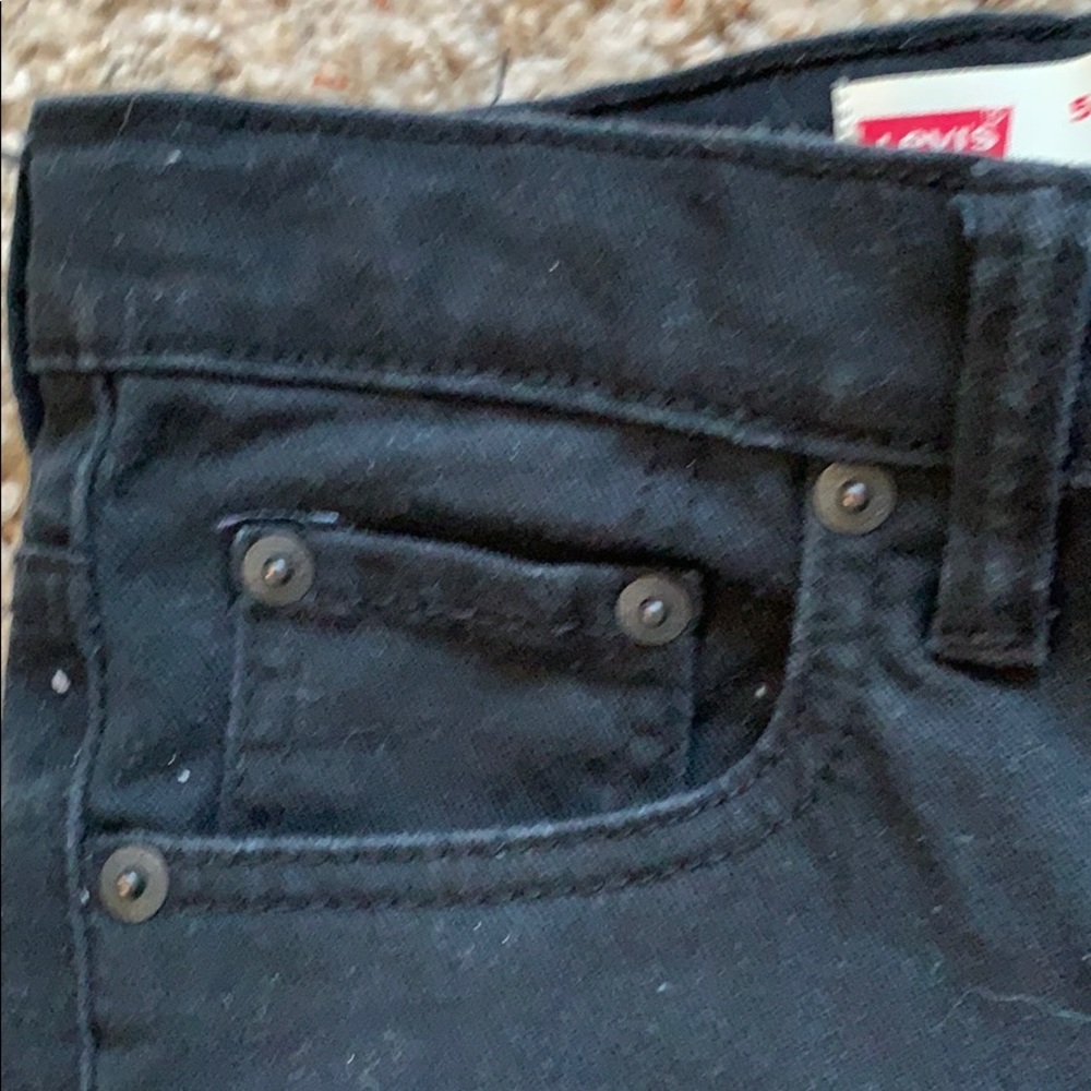 Vintage Black Levi Jeans - Picture 3 of 7
